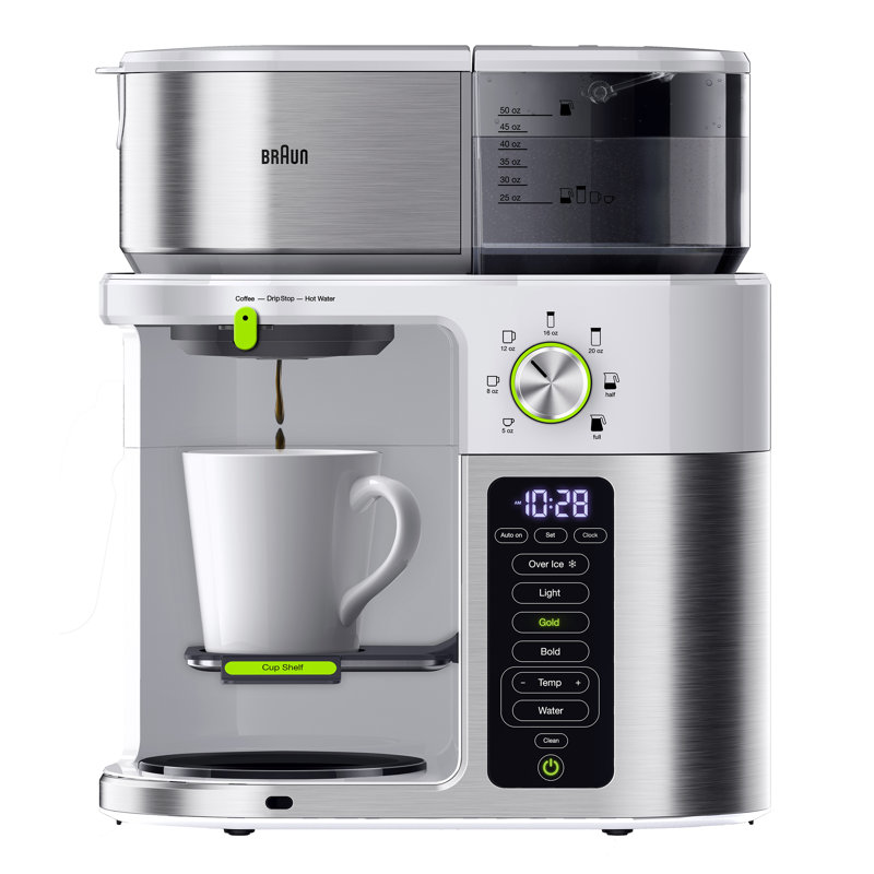Braun MultiServe 10Cup Certified Coffee Maker with Internal Water